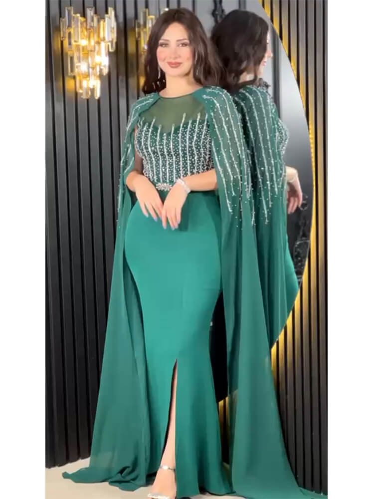 Rochie orientala din satin