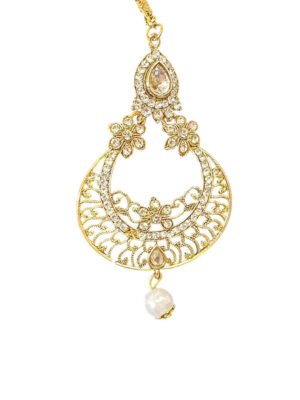 Headpiece cu perla de cultura si pietre cubic zirconia