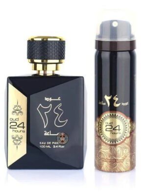 Set parfum si deodorant unisex Ard al Zaafaran  Oud 24 Hours