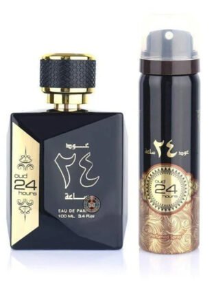 Set parfum si deodorant unisex Ard al Zaafaran Oud 24 Hours